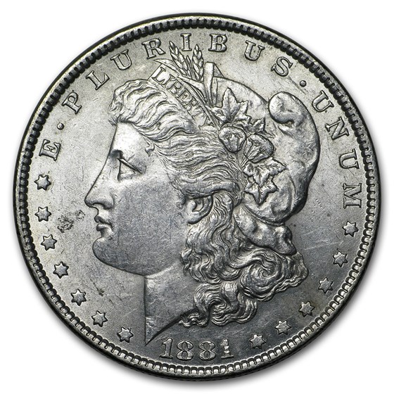 1881 Morgan Dollar AU 1881 Morgan Dollar AU